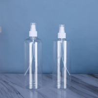 Bouteille pulvérisateur à gâchette en plastique PET transparente, économique, 100 ml, 200 ml, 500 ml