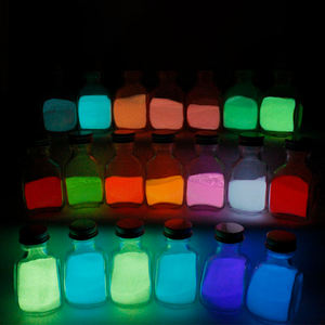 Poudre Luminescente Colorée qui Brille dans le Noir Longue Durée de Luminescence Pigment Photoluminescent pour l'Art des Ongles - Product Image 3