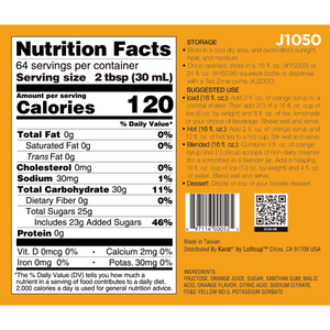 Jarabe de Naranja de la Mejor Calidad, Ingredientes para Té de Burbujas, Jarabe de Sabor a Naranja de Venta Caliente - Product Image 5