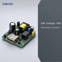 Carte de circuit imprimé (PCB) de chargeur USB Lierxin pour chargeurs muraux et applications électroniques OEM