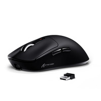 Ratón para Juegos ATTACK SHARK X3, 200 Horas de Batería, PAW3395 BK3633, Diseño Ergonómico, 26000DPI, Tres Modos, 49g, Ultraligero