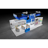 Diseño de Stand de Exhibición de Madera de Lujo |   Sistema de Techo de Truss para Exposiciones Globales en Europa y Medio Oriente