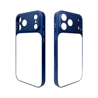 Coque de téléphone 2D vierge en TPU pour sublimation pour la série iPhone 17 - Housse de protection personnalisable avec finition métallique