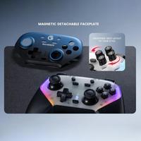 GameSir Super Nova T4 Nova Pro Tri-Mode Contrôleur de jeu sans fil pour PC / Steam / Switch / IOS / Android (Bleu)