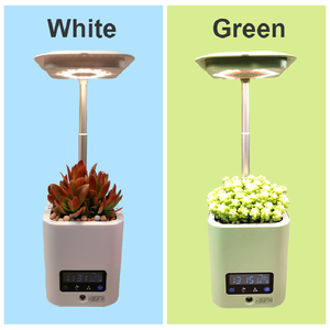 Pot de fleurs LED de jardin intérieur vendu en usine pot de fleurs intelligent avec humidificateur lumineux modèle de musique horloge de <span class=keywords><strong>calendrier</strong></span> pour un usage domestique - Product Image 2