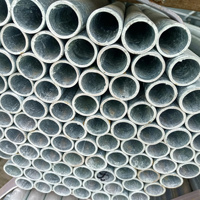 Fabricant de tuyaux en acier galvanisé durable, tuyau rond GI 20 mm 40 mm 60 mm 100 mm, tube galvanisé pour la construction et l'ingénierie