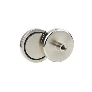 Imán de Copa <span class=keywords><strong>con</strong></span> revestimiento de níquel potente al por mayor imán de neodimio <span class=keywords><strong>con</strong></span> <span class=keywords><strong>base</strong></span> de fijación magnética de rosca interna para uso industrial - Product Image 1