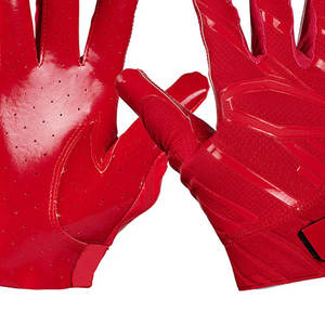 Gants de football américain à prix ajustable, nouvelle conception, couleur unie, gants de football de qualité supérieure - Product Image 3