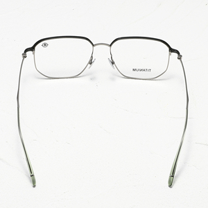 Monturas de Gafas Rectangulares de Titanio con Aro Completo para Adultos, Unisex, Ligeras, para Corrección de la Visión, Diseño de Color Sólido - Product Image 5