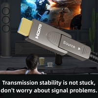 Cable de fibra óptica Hd 4k @ 60hz Aoc V2.0 Hdmi, Cable óptico activo compatible con HDMI de 4,8 MM, para proyector Hdtv y Pc