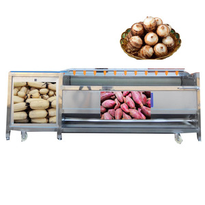 Machine de Gingembre de lavage de bulle de légume de feuille de rondelle industrielle commerciale de fruit pour des fruits avec la Machine de convoyeur - Product Image 1