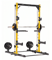 Machine de musculation Smith : Rack de squat guidé pour haltères, équipement d'entraînement des épaules, équipement de force pour la musculation en salle de sport
