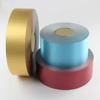 Kertas Laminasi Aluminium Foil Warna Emas untuk Membungkus Coklat Batangan