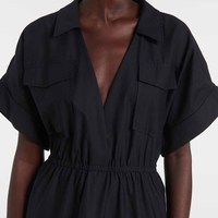 Fabricants de vêtements personnalisés printemps été automne élégant coupe ample taille réglable volants Maxi robe pour les femmes