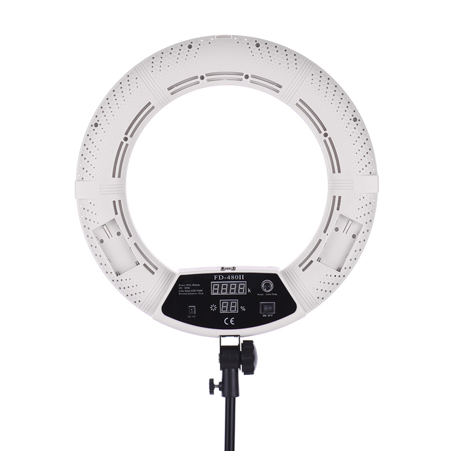 FD-480II 3200-5500K 96W 480 LED Photographic Lighting Ring Light for Camera Photo Phone Photography