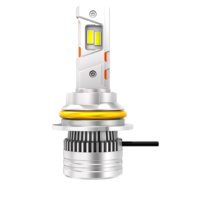 Phares LED haute puissance X9P 9007 55W 12000L H4 H13 H11 H3 H10 9004 55W 12000LM 24V pour voiture, ampoule LED avec ventilateur