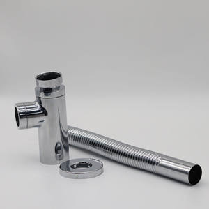 Trampa redonda de sifón para fregadero de residuos, trampa de botella <span class=keywords><strong>con</strong></span> tubo <span class=keywords><strong>corrugado</strong></span>, venta al por mayor de fábrica - Product Image 4