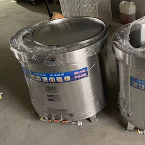 Tik Tok Tendances Personnalisé Industriel Automatique Boue <span class=keywords><strong>Confiture</strong></span> Pâte Alimentaire Soupe Marmite Cuisinière À <span class=keywords><strong>Gaz</strong></span> Lait Rond Marmite - Product Image 1