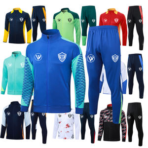 جودة عالية ألمانيا FC للرجال الشتاء قميص كرة القدم بسحاب متابعة في ملابس كرة القدم الحمراء الممتازة - Product Image 2