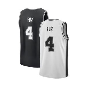 Maillot de basket-ball personnalisable pour enfants Ensembles réversibles respirants Noir Gris Impression sublimée double face pour les sports d'été - Product Image 4