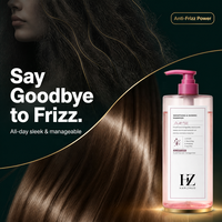 Shampooing Lissant Anti-Frisottis en Gros 500ml Brillance Soyeuse Réparateur Nourrissant pour Cheveux Abîmés Marque Privée OEM