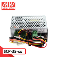 Alimentation à découpage Mean Well SCP-35 Série 35W avec boîtier en maille métallique, tensions de sortie simples 13,8V/27,6V