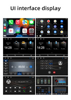 Radio para Auto BQCC de 6.2 Pulgadas 2DIN con Entrada Auxiliar FM, USB, 12V, Carplay, Android Auto, Estéreo para Auto, RCA, AM, FM, BT, Reproductor de DVD/CD/VCD, RGB