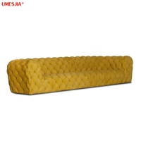 High End Modern wohnzimmer luxus Quilted taste samt Sofa CHESTER MOON Sofa 3 sitzer