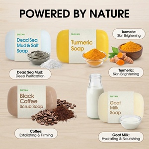 Savon éclaircissant au curcuma et à l'acide kojique, exfoliant au charbon de bois et au café, savon artisanal durable - Product Image 1