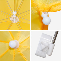 Vente directe usine : Chaise de plage inclinable pour enfants avec parasol, fixation manuelle en alliage à rotation multi-angles