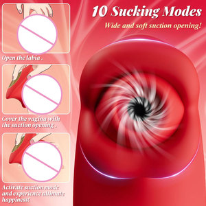 Vibrador <span class=keywords><strong>de</strong></span> Lengua para Punto G y Clítoris con Modos <span class=keywords><strong>de</strong></span> Succión y Ondulación, Impermeable, para Uso Anal - Juguete Sexual para Mujeres, Hombres y Parejas - Product Image 3