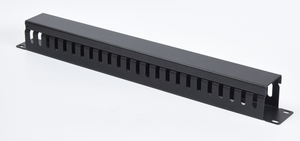 Quản lý cáp tổ chức 1U 19 inch 24 cổng ngang kim loại Rack mount quản lý cáp - Product Image 3