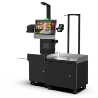 Kiosque de paiement en libre-service pour commerce de détail en intérieur de 18,5 pouces avec SDK, fonctions anti-fraude doubles, balance pour sacs, module scanner Datalogic, RS232