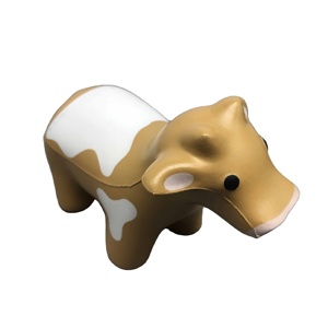 Customized Advertising Gifts PU Foam Toy Cow Stress Relievers Animal Ball Toys Branded Corporate Promotional Gifts