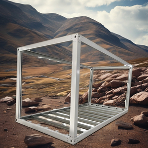 Conteneur portable à structure métallique pour maison préfabriquée, 20 pieds, 40 pieds, emballage plat sans mur, pour maison conteneur - Product Image 5