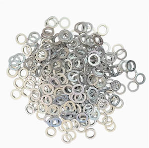 Arandelas de Bloqueo de Resorte, Accesorios de Tornillos Mesón Redondos, Engrosados y Agrandados, de Metal, con Junta Plana Adherida de Acero Inoxidable 65Mn/304, DIN125, en Stock - Product Image 3