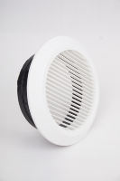 Couvercle de ventilation de conduit de plafond rond en plastique ABS évent moderne pour système CVC pour usage de bureau