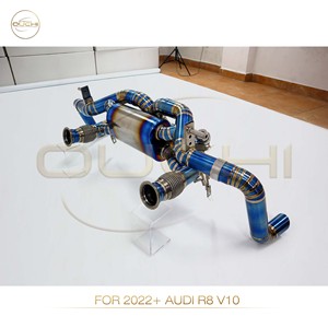 Catback d'échappement en alliage de titane OUCHI pour <span class=keywords><strong>Audi</strong></span> <span class=keywords><strong>R8</strong></span> V10 5.2L <span class=keywords><strong>2022</strong></span> + avec soupapes de silencieux pièces de Performance automatique système de tuyaux d'échappement - Product Image 5