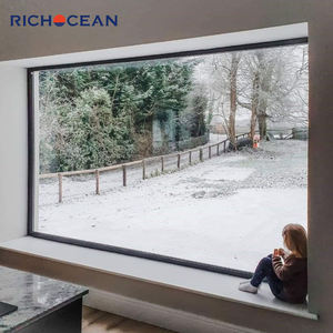Fenêtres panoramiques RICHOCEAN résistantes aux chocs, vitrage Low-E, fenêtres fixes en aluminium avec fenêtre à battant - Product Image 3