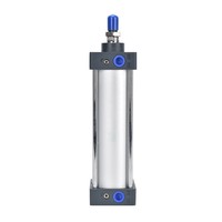 Cylindre pneumatique de tige de Piston de série SC cylindre Standard de corps en acier inoxydable à grande poussée SC32 * 125