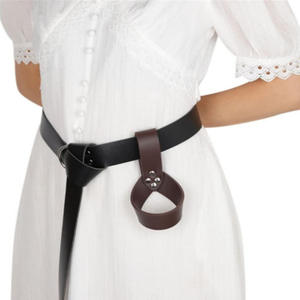 戦術的な中世風調節可能なPUレザー製剣ホルスターショルダーストラップシース鞘、アウトドアアクティビティコスチューム用 - Product Image 4