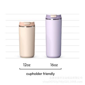 Nouvelle Tasse de Voyage Isotherme en Acier Inoxydable de Style Haut de Gamme 12/16oz avec Double Capacité pour Voiture - Product Image 3