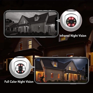 Caméra de Surveillance <span class=keywords><strong>WiFi</strong></span> Ampoule E27 Vision Nocturne, Caméra Domestique Sans Fil 2 Mégapixels, Caméra de Sécurité Vidéo CCTV IP Moniteur - Product Image 6