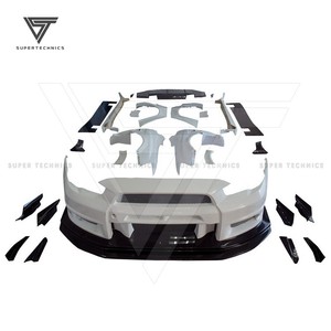 Kits de cuerpo ancho personalizados de fibra de medio carbono para parachoques de coche <span class=keywords><strong>Mitsubishi</strong></span> Evolution Evo 10 2008-2015 Retrofit Vrs Style - Product Image 2