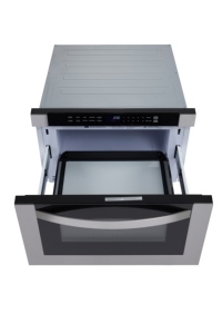 Micro-ondes encastrable SMAD 1,2 pieds cubes en acier inoxydable avec poignée en aluminium et tiroir, modèle DMB100-34TMM(DW1) - Product Image 4
