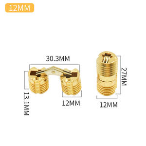 บานพับทองแดงแบบครึ่งเดียวสำหรับเฟอร์นิเจอร์โรงพยาบาล โรงเรียน เด็กทารกและเด็กเล็ก - ดีไซน์ทันสมัย ติดตั้งง่าย เปิดได้ 90 องศา - Product Image 2