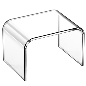 Tabouret d'appoint <span class=keywords><strong>en</strong></span> acrylique <span class=keywords><strong>transparent</strong></span> de style nordique, marchepied antidérapant <span class=keywords><strong>transparent</strong></span>, mobilier minimaliste multi-usages pour la maison - Product Image 1