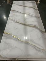 Panneaux muraux en PVC marbré UV modernes, imperméables, ignifuges, anti-fissures, avec garantie de 3 ans pour les hôtels et les salles