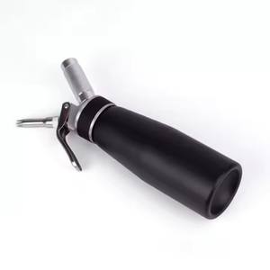 500毫升1品脱铝搅打虹吸硅边缘护手霜搅打奶油分配器，采用塑料喷嘴制成耐用金属 - Product Image 6