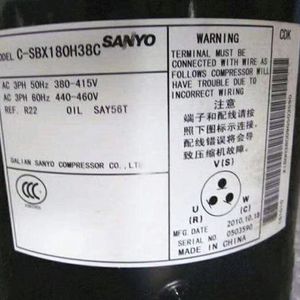 Compresseur de climatiseur HYZL C-SBX180H38C 3PH 50Hz 380-415V Équipement de réfrigération - Product Image 1
